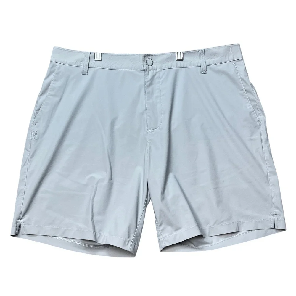 Rhone Shorts Mens 35 Gray Commuter Golf Stretch Lightweight Vented Performance